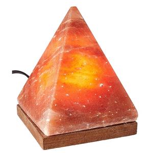 Découvrez la lueur mystique de la lampe au sel pyramidale rose de l'Himalaya avec emballage-Sian Enterprises - Product Image 1