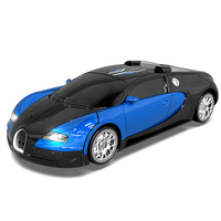 Coche Robot Transformable con Control Remoto - Sensor de Gestos, Deformación con una Sola Tecla, Juguete de Vehículo, Regalo para Niños y Niñas