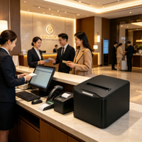 Printer Thermal Struk POS WiFi Android BT LAN USB 83mm Murah dengan Driver Linux Tersedia Garansi 2 Tahun