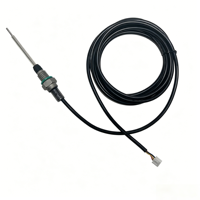 Sonde de niveau en acier inoxydable 316 haute précision, anti-interférence, résistante à la corrosion, filetage G1/2, sortie numérique 5V NPN PNP