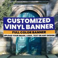 Fabricación de fábrica Impresión personalizada Banderas promocionales Banners Publicidad al aire libre PVC Vinilo Banner
