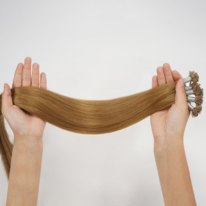 Extensiones de cabello con punta plana de enlace de queratina de EE. UU. Libre de aranceles 7 estrellas 100% Prime Remy Hair 25 unids/pack extensiones - Product Image 5
