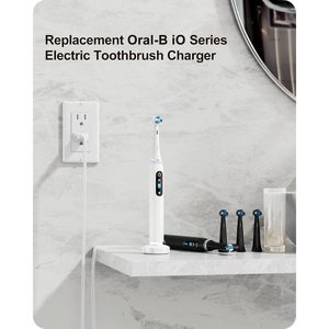 Chargeur magnétique <span class=keywords><strong>Oral</strong></span>-<span class=keywords><strong>B</strong></span> <span class=keywords><strong>iO</strong></span> Series 10W blanc, base de charge de remplacement pour brosse à dents électrique <span class=keywords><strong>7</strong></span> 8 9 10 - Product Image 3