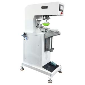 New Design Semi-Automatic Grade <b>Pad</b> Printing One Color Closed-Cup <b>Pad</b> <b>Printer</b> for Bottle Labels - Product Image 2