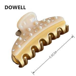 DOWELL Nuovi Arrivi Invernali, Mollette per Capelli <span class=keywords><strong>Alexander</strong></span> Vendome di Grandi Dimensioni, Completamente Decorate con Strass, in Acetato Ecologico - Product Image 2