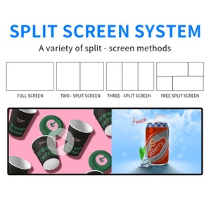 23.1 24 28 36 37 43 inch màn hình Stretch Bar LCD Kệ kéo dài siêu rộng siêu thị Mall Kệ signage quảng cáo hiển thị - Product Image 2