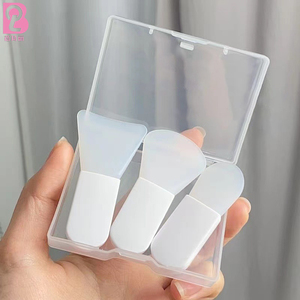Espátula de Maquillaje <span class=keywords><strong>Profesional</strong></span> Beiqili para Spa de Belleza, Aplicador de Crema de Arcilla de <span class=keywords><strong>Silicona</strong></span> Suave para Viajes, Vegano, Mango Plano para Mascarillas Faciales - Product Image 1
