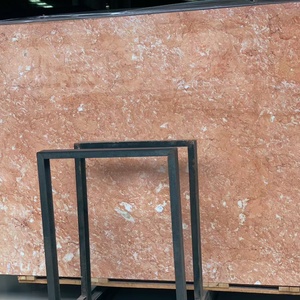 Losa de Mármol Rosa Té de Piedra Natural, el Mármol Rojo Anaranjado Más Popular para Decoración de Baños, Cocinas y Muebles de Hogar y Hoteles - Product Image 5