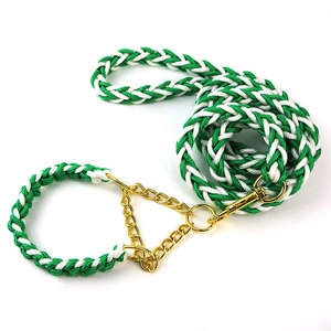 Set di collare per guinzaglio per cani intrecciato in corda paracord regolabile da esterno <span class=keywords><strong>S</strong></span> M <span class=keywords><strong>L</strong></span> XL - Product Image 4