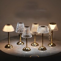 Lampe de table LED tactile rechargeable avec 3 couleurs, lumière d'ambiance Type-C pour chambre à coucher, veilleuse