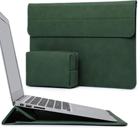 Étuis et housses pour ordinateur portable personnalisés, housse fine en cuir PU Jelly, étui de luxe pour ordinateur portable de 15 pouces avec petite pochette
