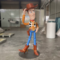 Escultura de Resina Personalizada de Buzz Lightyear y Woody de Toy Story, Arte Popular, Decoración para el Hogar