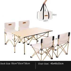 Wholesale Carbon Steel Outdoor Folding Roll-Up <b>Table</b> Portable Camping Picnic Stall Barbecue Self-Driving Tour <b>Table</b> - Product Image 2