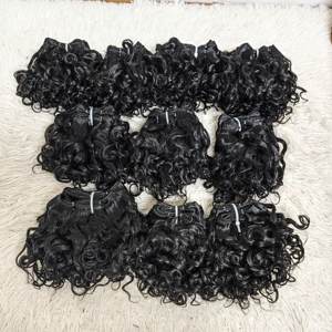 โปรโมชั่น Letsfly ผมต่อแบบเส้นตรง 10 นิ้ว ผมแท้ 100% ลอนน้ำ 50 ชิ้น 1 กก. ขายส่งจากโรงงาน คุณภาพสูง - Product Image 4