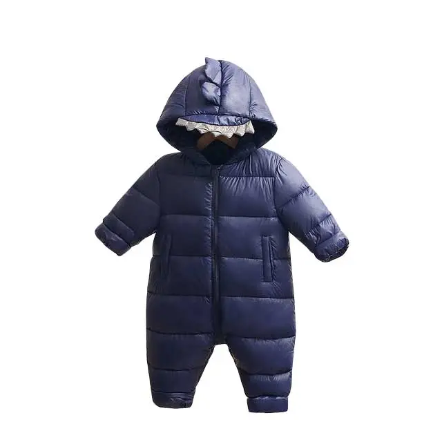 Infant and children thickening down cotton romper winter baby romper cute cartoon baby clothing