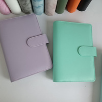 Carpeta de Anillas A5 A6 al por Mayor, Carpeta de Cuero con Anillas para Hojas Sueltas, para Estudiantes, Diario, Negocios