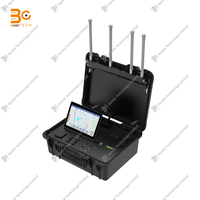 Détecteur de drones portable de type mallette, portée 1-10 km, pour le suivi et l'identification des DJI Mavic/Air/Mini/FPV/Avata
