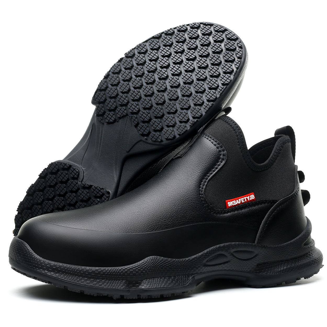 Leather Chef Shoes Non-Slip Waterproof Work Shoes