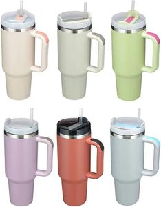 Mug de voyage isotherme 40oz en acier inoxydable à double paroi, avec poignée, sans BPA, isolation thermique 12-24h, modèle Aventure 2025 - Product Image 5