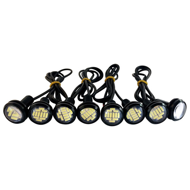 Automotive Led Headlights 23MM-4014 12 Lens High-brightness Eagle Eye Headlights, High-power Daytime Turning Lights