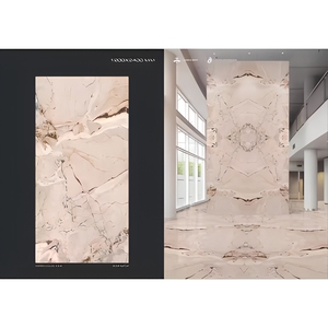 Losas de piedra sinterizada de 1200x2400 mm, color gris natural, para decoración de pisos y paredes interiores de lujo, azulejos de porcelana esmaltada - Product Image 3