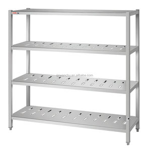 Étagère de rangement commerciale en acier inoxydable 304 pour buffet, bar, <span class=keywords><strong>restaurant</strong></span>, fruits, légumes, chambre froide - Meilleures ventes - Product Image 3