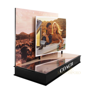 Tùy chỉnh thiết kế vẻ đẹp mỹ phẩm hiển thị đứng nước hoa hiển thị Countertop <span class=keywords><strong>Acrylic</strong></span> chăm sóc da trang điểm hiển thị giá - Product Image 3