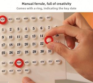 Calendario de Escritorio de Madera con Logotipo Personalizado, Ecológico, Regalo Promocional de Oficina, Planificador Diario y Mensual, Regalos Corporativos Personalizables - Product Image 6