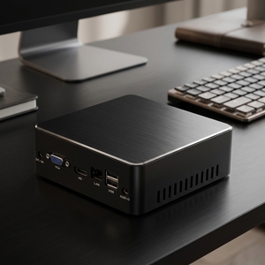 Mini PC Industrial con Carcasa de Aluminio, Procesador 2955U, Computadora de Escritorio Compacta para Negocios y Automatización - Product Image 1