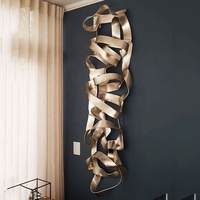 Offre Spéciale grande taille effet miroir hall décoration métal sculpture art inoxydable pour mur