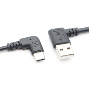 Cable USB C de 90 Grados en Ángulo Recto, Cable Tipo C, Cable de Carga USB A a Tipo C en Ángulo Izquierdo y Derecho de 90 Grados - Product Image 3