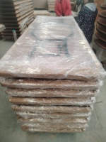Table pliante rectangulaire d'extérieur en bois contreplaqué