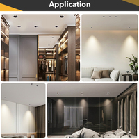 Spot LED encastré en aluminium haut de gamme, moderne, pour intérieur, bureau à domicile, usage commercial, 5W 7W 15W 20W, CRI 93 élevé
