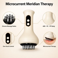Masseur corporel à micro-courant sans fil, télécommandé, alimenté par USB, avec batterie au lithium, peigne de massage des méridiens amincissant