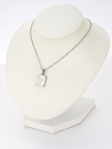 Collana Minimalista Placcata <span class=keywords><strong>Oro</strong></span> con Iniziale, da Donna, Trendy, con Ciondolo a Lettera in Acciaio Inossidabile con Madreperla, Anti-Appannamento - Product Image 4