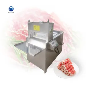 automatic meat slicer machine pork meat processing machine small butcher meat cutting machine price