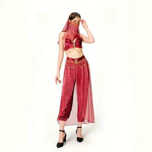 Halloween Adult Exotic <b>Costume</b> <b>Sexy</b> Latin Belly Dance <b>Cat</b> Style Princess Dress Party Outfit - Product Image 2