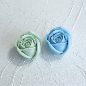 Nuevos moldes de maceta de silicona de flor de Rosa 3D para hornear pasteles, molde de silicona de flor de vela de jabón hecho a mano - Product Image 4