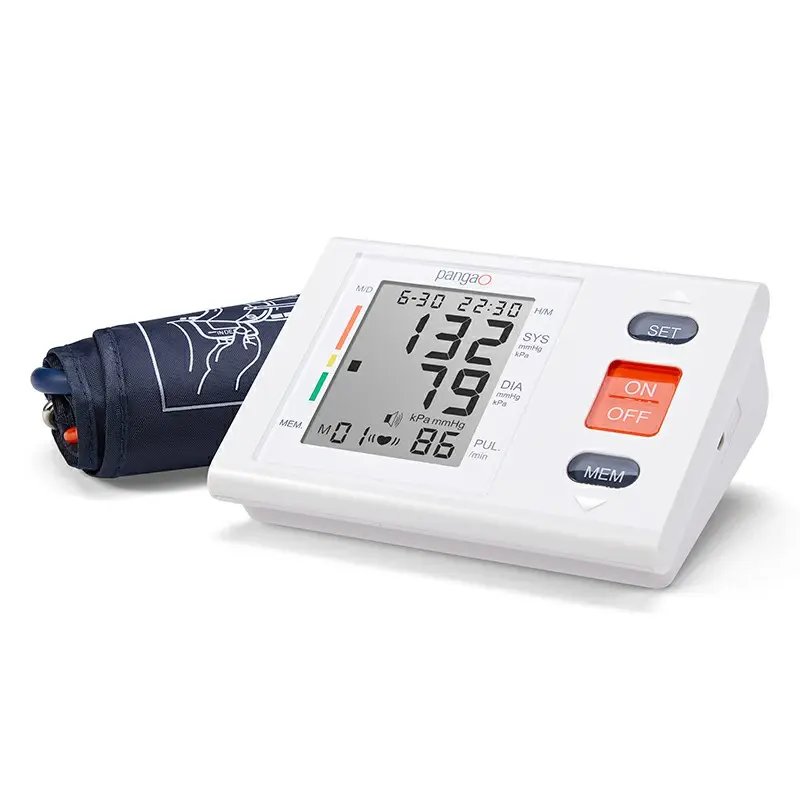Probador de monitor de presión arterial de brazo superior preciso profesional máquina digital BP para uso doméstico