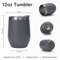 Vaso Térmico de Acero Inoxidable con Aislamiento al Vacío de Doble Pared, con Forma de Huevo, Personalizable con Logotipo OEM, para Regalo de Boda, Bar, Uso en Exteriores