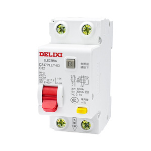 Interruptores de Circuito en Caja Moldeada Delixi, 1P Doméstico, 2P Interruptor de Aire con Protección Contra Fugas, Modelos Disponibles de 40A, 32A, 20A y 63A - Product Image 3