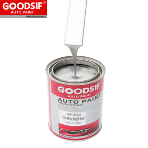 GOODSIF vernice Auto prezzo a base di solvente vernice Auto a base di lacca 1K colore <span class=keywords><strong>bianco</strong></span> riparazione Auto - Product Image 3