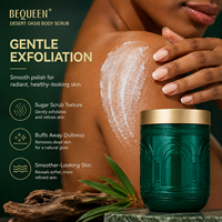 Gommage Corporel OEM ODM 700g Oase du Désert Exfoliant Parfum Bergamote Thé Bois d'Agar Sel Sec Hydratant Hydratation Profonde Pâte