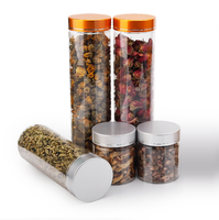 Tube Cylindrique Transparent Personnalisé Écologique en Gros PETG PVC PET Emballage Plastique Clair Rond avec Couvercle