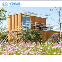 Pengiriman wadah rumah bar portabel toko kopi Prefab piring baja Modular rumah Real Estate