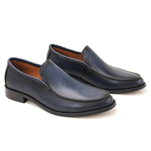 Nouvelles Chaussures Homme 2026 en Cuir Véritable à Bout Rond, Couleur Unie, à Enfiler, Semelle Extérieure en Caoutchouc, Toutes Saisons, Livraison Directe - Product Image 5