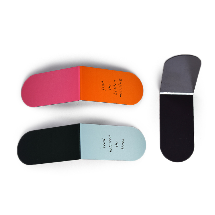 2021 новый дизайн, картонная сувенирная Закладка, Складная магнитная закладка на заказ