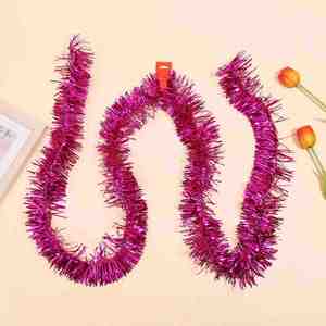 Guirnalda Redonda de Plástico y Tela con Lentejuelas para Decoración de Árboles de Navidad, Marca USA Mairun, Nueva - Product Image 5