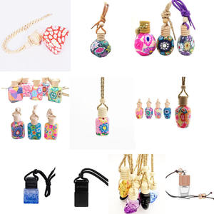 Difusor de Aromaterapia Portátil Redondo Mini de Vidrio Esmerilado de Colores al por Mayor con Cuerda para Colgar - Product Image 4