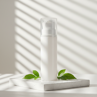 Bouteilles à pompe sans air en plastique sérigraphiées de 200 ml, vides, pour cosmétiques, nettoyants visage, lotions, emballages de toilette, 150 ml, 250 ml
